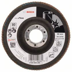 Listkowa tarcza szlifierska X581, Best for Inox 115x22,23x80 Bosch 2608608265