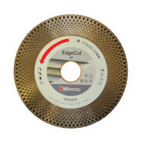 Tarcza do cięcia gresu 115x22,23 mm Wertec EDGECUT115