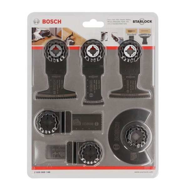 Zestaw 9 brzeszczotów Bosch Starlock 2608669146