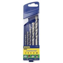 Komplet wierteł do betonu MASONRY 4, 5, 6, 8, 10 Irwin