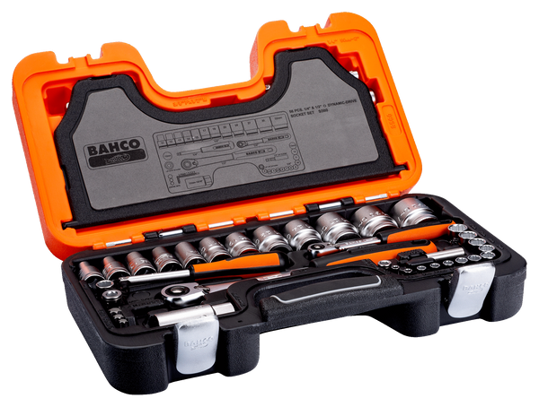 Zestaw narzędzi BAHCO S560 1/4" 1/2" 56 el.