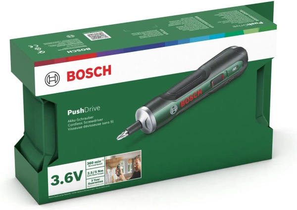 Wkrętak akumulatorowy Bosch PushDrive 06039C6000