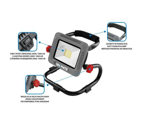 Lampa warsztatowa Graphite 58GE109