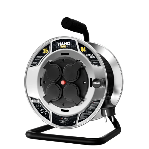 Przedłużacz bębnowy Plastrol PB-HEAVY/S/25M/3X2,5/H05RR-F HAND W-00913