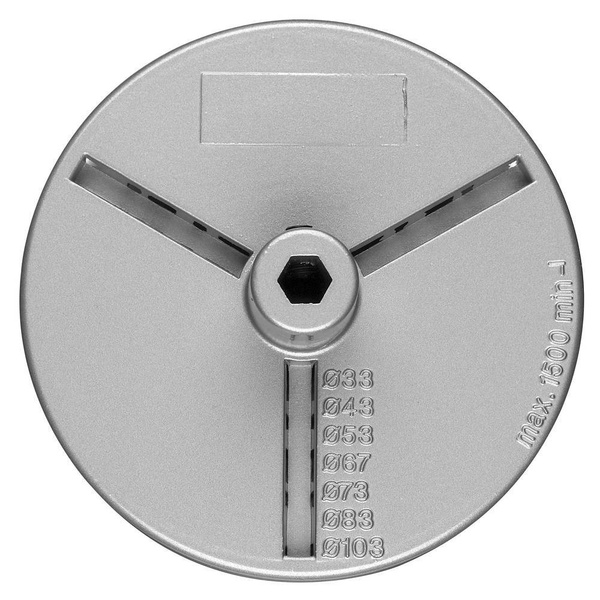 Kołnierz mocujący do pił otwornic 33–103 mm Bosch 2609255631