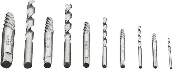 Wykrętaki do zerwanych śrub z wiertłami pilotującymi NEO Tools 09-609