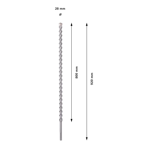 Wiertło do kamienia 28x800x920 mm SDS Max-9 Bosch 1618596504