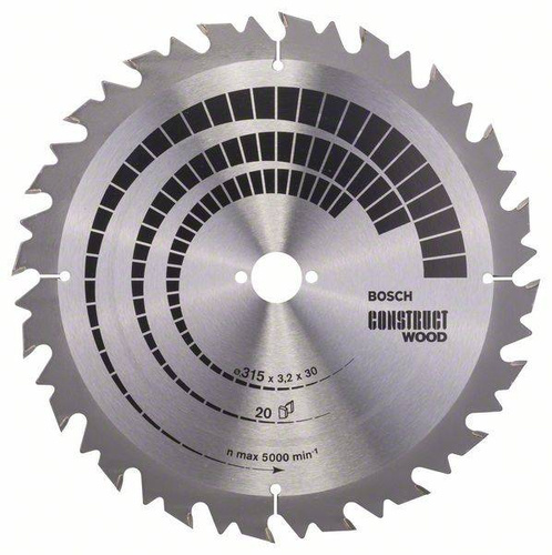 Tarcza pilarska Construct Wood 315x30 Bosch 2608640701