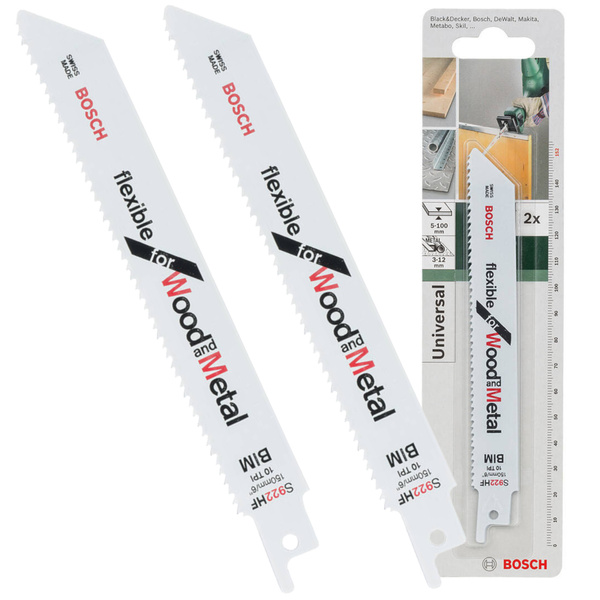 Brzeszczot do piły szablastej Bosch BiM S 922 HF 2609256711 2 szt.