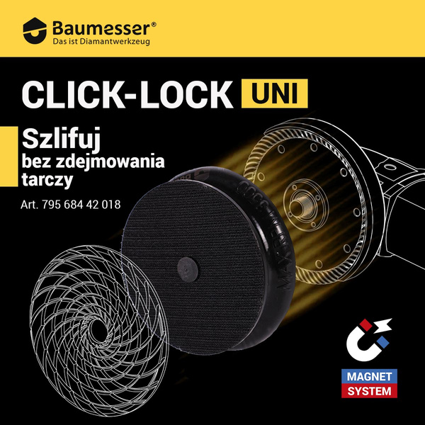 Podstawa padów polerskich Distar Click-Lock UNI (79568442018)