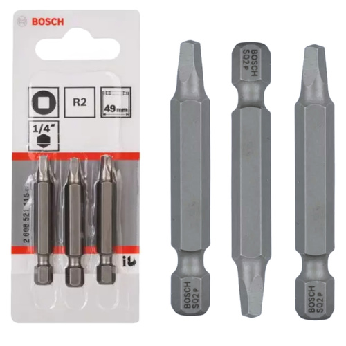 Zestaw 3 szt. bitów R2 Bosch Extra Hart 2608521115