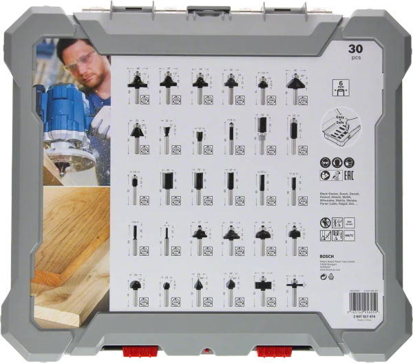 Frezy do drewna Bosch 2607017475 - trzpień 8mm