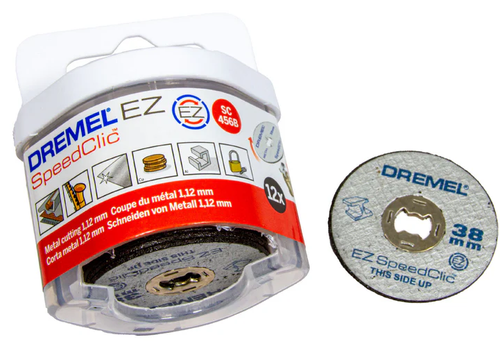 Tarcze tnące do metalu Dremel 38 mm x 1.25 mm 2615S456JD 12 szt.