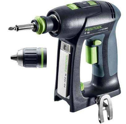 Akumulatorowa wiertarko-wkrętarka C 18 C 3,1-Plus 576437 Festool + 2 x akumulator + ładowarka + kufer
