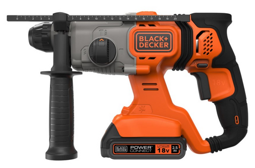 Akumulatorowa młotowiertarka 18V Black&Decker BCD900E2K-QW + 2x akumualtor 2,5 Ah