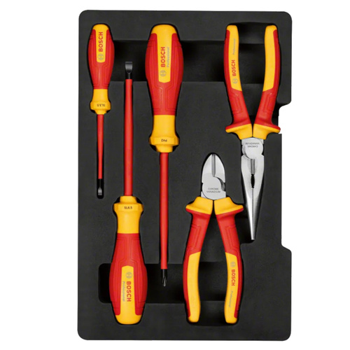 Zestaw szczypiec i wkrętaków VDE 5 szt. Bosch 1600A02NG2