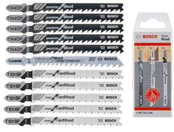 Zestaw 15 brzeszczotów do wyrzynarek BOSCH 2607011436