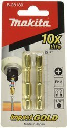 Makita B-28189 bity skrętne PH3 50mm Impact Gold ( 2 szt.)