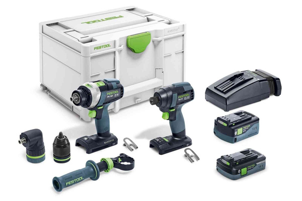 Zestaw wiertarki i zakrętarki TID 18 5,2/4,0-Set TPC 18/4 FESTOOL 576995