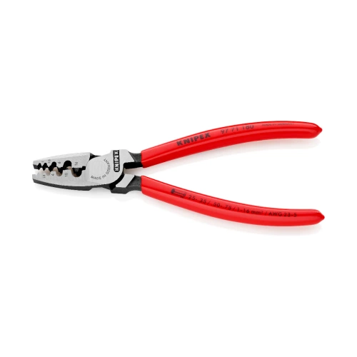 Szczypce do zagniatania tulejek kablowych 180 mm Knipex 9771180