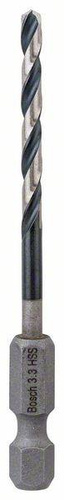 Wiertło spiralne HSS 3,3 mm, z chwytem sześciokątnym Bosch 2608577050