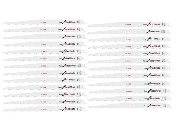 Zestaw 25 szt. brzeszczotów do pił szablastych S 1411 DF Bosch 2608657562