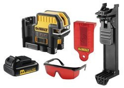 Akumulatorowy laser krzyżowy DCE0822LR DeWalt + ładowarka + walizka
