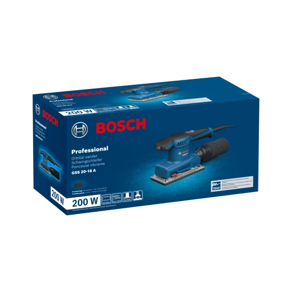 Szlifierka oscylacyjna Bosch GSS 20-18 A 0601070101