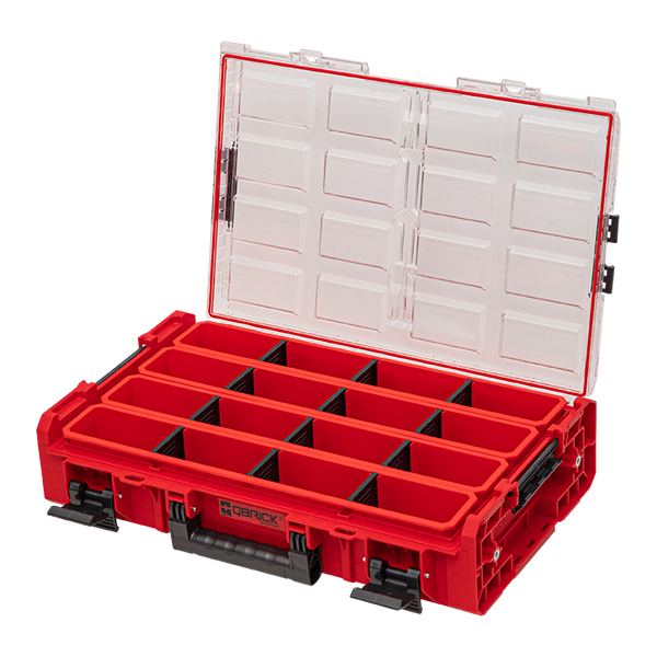 Organizer Qbrick System ONE XL 2.0 Long Bin RED Ultra HD Custom