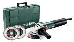 Szlifierka kątowa WEQ 1400-125 Set 600347510 Metabo + walizka