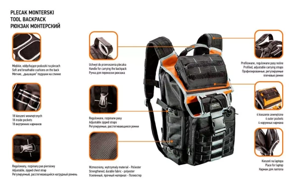 Plecak monterski NEO Tools 84-304