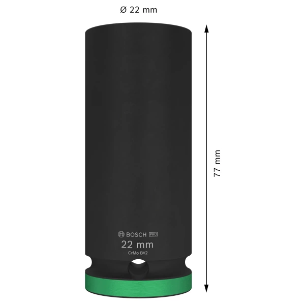Nasadka udarowa 1/2" Bosch 2608003053 22 mm