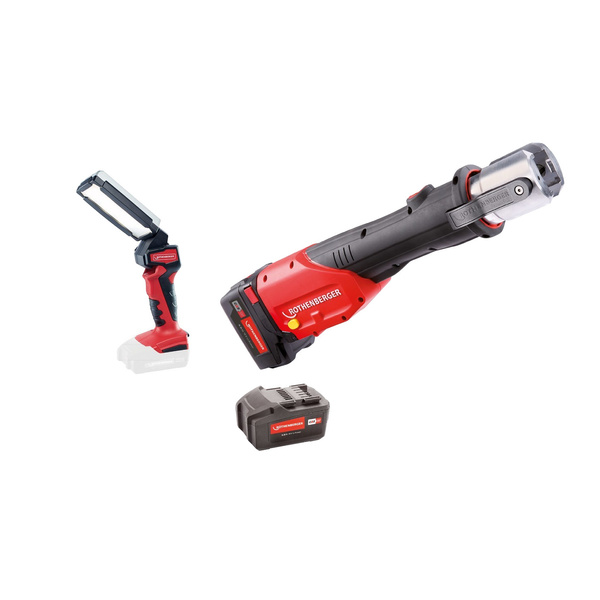 Zaciskarka do rur Rothenberger ROMAX 4000 + lampa RO FL 180 (1000001840LED)