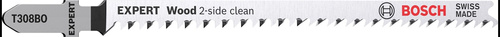 Brzeszczot do wyrzynarek EXPERT ‘Wood 2-side clean’ T 308 BO 3 szt. Bosch 2608900554