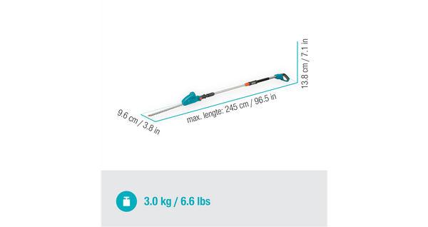Teleskopowe nożyce do żywopłotu THS 42/18V P4A Gardena 14732-55