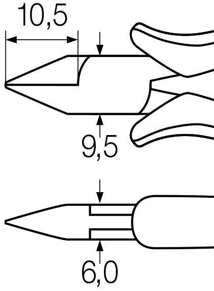 Szczypce cięcia bocznego Wiha 26808