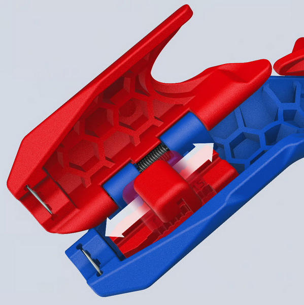 Narzędzie  do ściągania izolacji z przewodów instalacji fotowoltaicznej KNIPEX ErgoStrip PV 16 95 03 SB