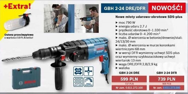 Młotowiertarka Bosch GBH 2-24 DFR