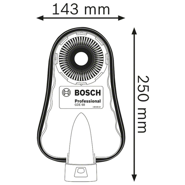 Przystawka do odsysania pyłu Bosch GDE 68