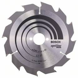 Tarcza pilarska Optiline Wood 190x30 Bosch 2608641187