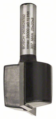 Frez prosty, 8 mm, D1 25 mm, L 19,6 mm, G 51 mm Bosch 2608628392