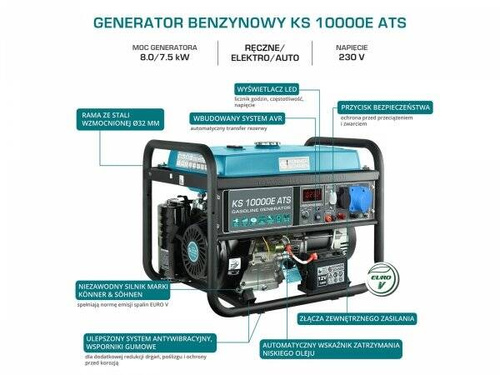 Agregat prądotwórczy Könner & Söhnen KS10000E ATS