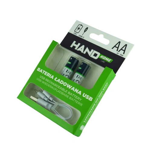 Akumulatorki AA/USB-C/2600/2B Plastrol W-00533