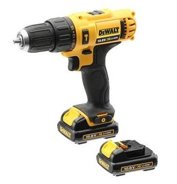 Akumulatorowa wiertarko-wkrętarka udarowa DCD716C2 DeWalt + 2 x akumulator + ładowarka + walizka