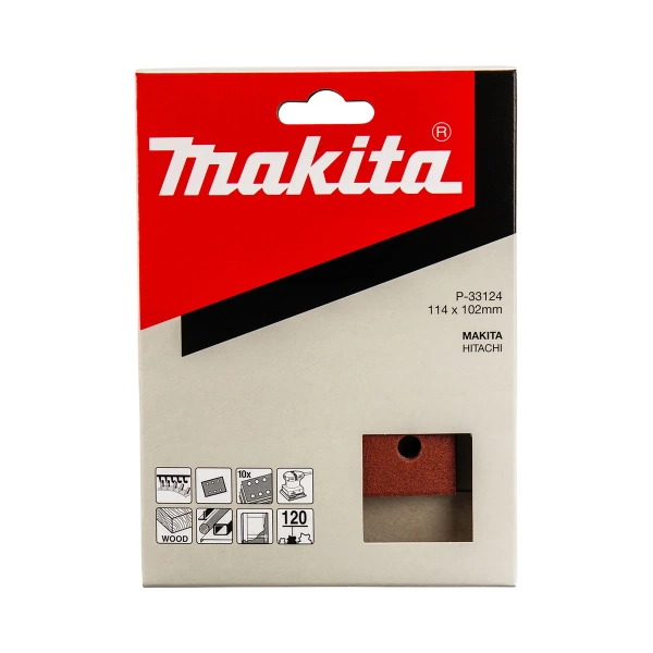 Papier szlifierski 114x102 mm P120 Makita P-33124