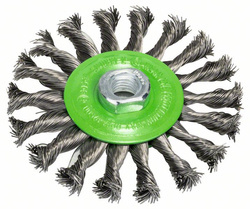 Szczotka tarczowa z drutu plecionego 115 nierdzewna Bosch 2608622106