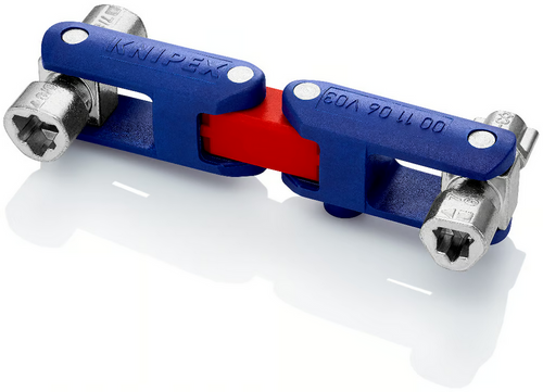 Składany klucz do szaf sterowniczych Knipex 001106V03