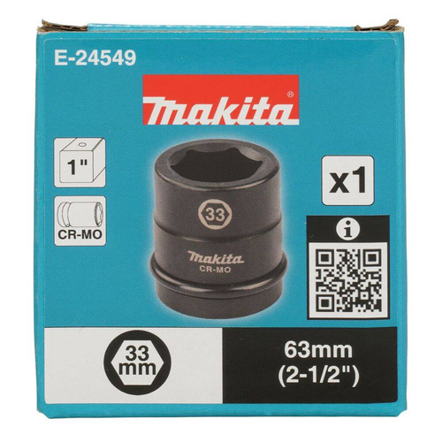 Nasadka udarowa 1" 33x63 mm Makita E-24549