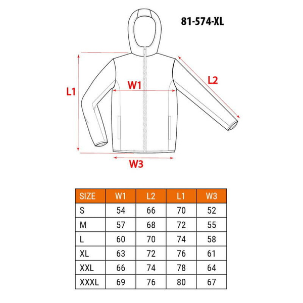 Kurtka robocza WarKurtka robocza Warm Neo Tools 81-574-XXL rozmiar XXLm, rozmiar XXL