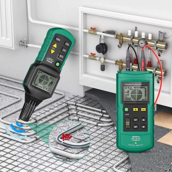 Przemysłowy detektor przewodów i rur Mastech MS6818